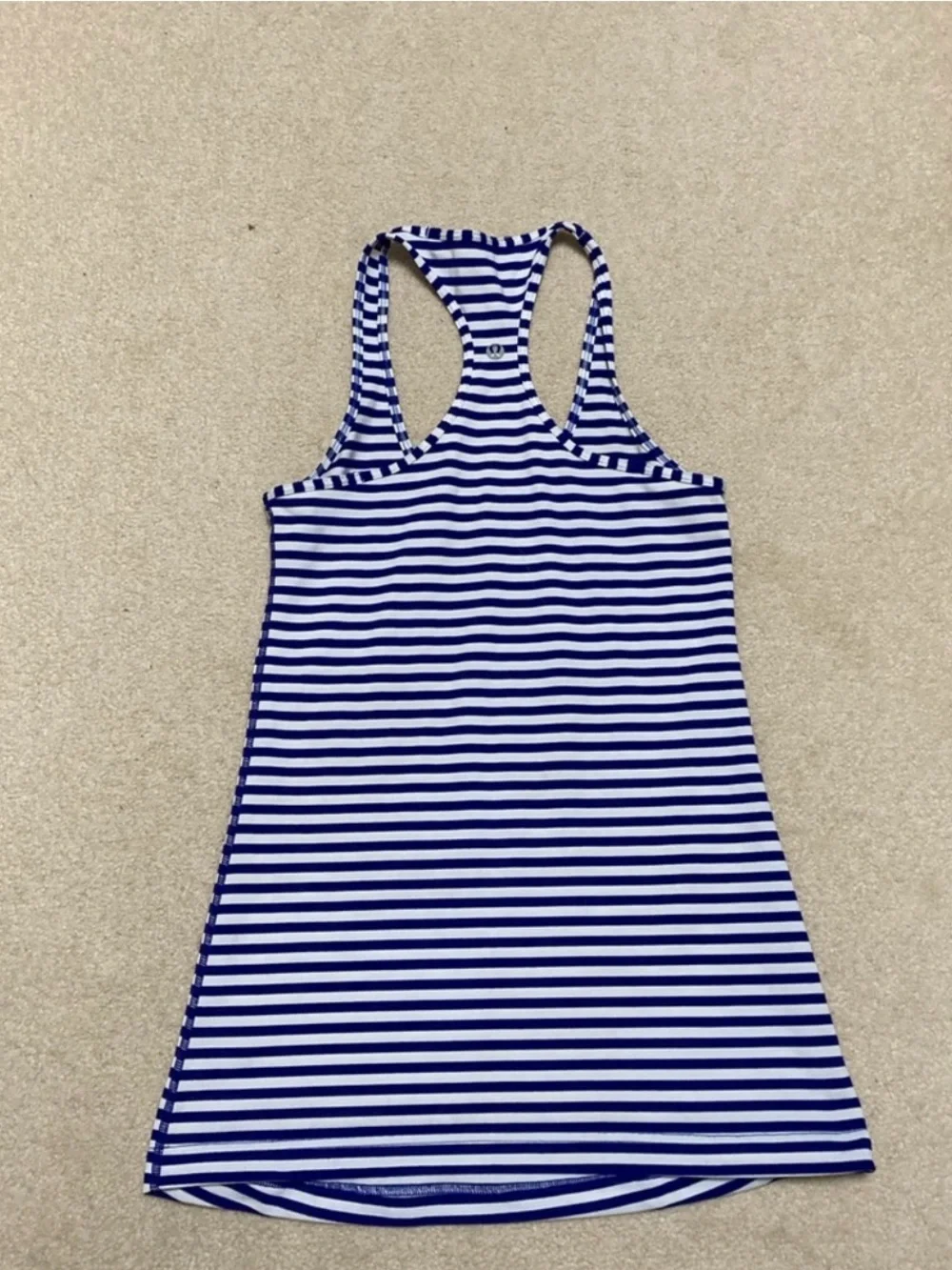 Lululemon Striped Cool Racerback Tank Top